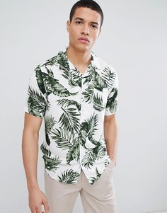Рубашка с короткими рукавами и тропическим принтом Only &amp; Sons - Мульти