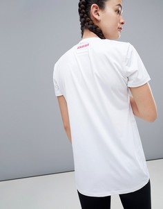 Удлиненная свободная спортивная футболка ASOS 4505 - Белый