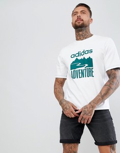 Белая футболка с принтом adidas Originals CD6811 - Белый