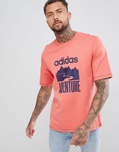 Красная футболка с принтом adidas Originals CD6812 - Красный