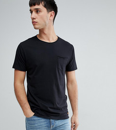 Базовая футболка с необработанным краем Brave Soul TALL - Черный