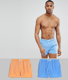 Набор из 2 коротких шортов для плавания ASOS DESIGN - Мульти