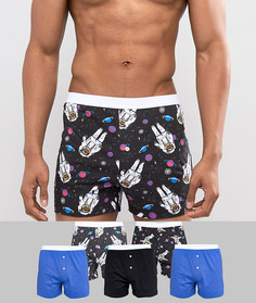 Набор из 5 трикотажных боксеров ASOS DESIGN - Скидка - Мульти