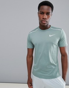 Зеленая футболка Nike Running 892813-365 - Зеленый