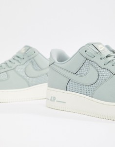 Серые кроссовки Nike Air Force 1 AQ8624-002 - Бежевый