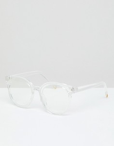 Солнцезащитные очки в прозрачной оправе 7X - Очистить