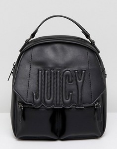 Сумка-рюкзак через плечо с большим логотипом Juicy By Juicy Couture - Черный
