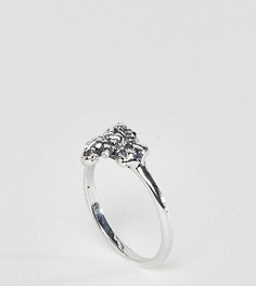 Серебряное кольцо со слоном ASOS DESIGN - Серебряный