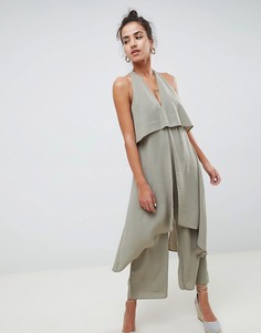 Многослойный комбинезон ASOS DESIGN - Зеленый