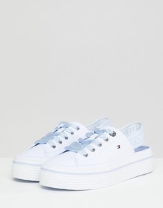 Парусиновые кроссовки Tommy Hilfiger - Белый