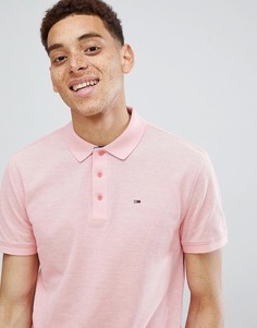 Светло-розовое оксфордское поло с логотипом Tommy Jeans Summer - Розовый