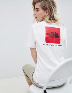Белая футболка с принтом на спине The North Face Red Box - Белый