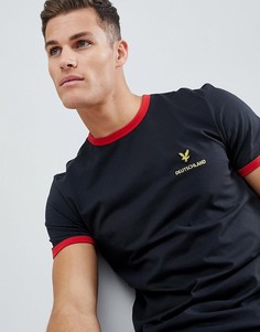 Черная футболка Lyle &amp; Scott Germany - Черный