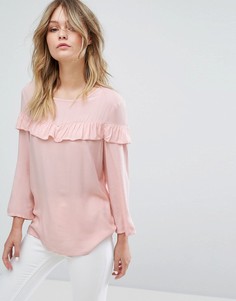 Блузка с оборками JDY Laura - Розовый