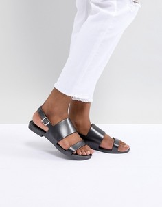 Блестящие сандалии из гибкого пластика Melissa - Черный