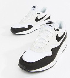 Черно-белые кроссовки Nike Air Max 1 - Белый