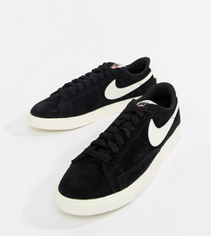 Черно-белые кроссовки Nike Blazer - Черный