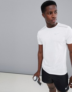 Белая футболка Nike Running Breathe Tailwind 892813-100 - Белый