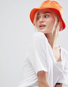 Атласная панама ASOS DESIGN - Оранжевый