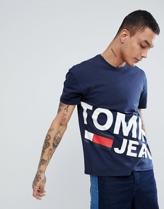 Темно-синяя футболка Tommy Jeans - Темно-синий