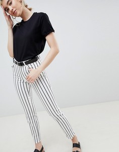 Джинсы прямого кроя в полоску ASOS DESIGN - Мульти