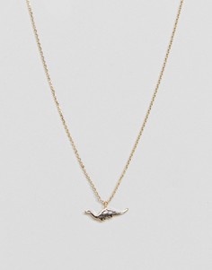 Ожерелье с подвеской в виде динозавра Nylon - Золотой