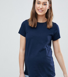 Футболка с круглым вырезом ASOS DESIGN Maternity - Темно-синий