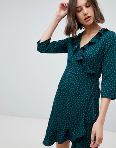 Платье с запахом и принтом Vero Moda - Мульти