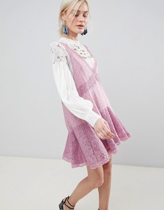 Платье-трапеция Free People Any Party - Розовый