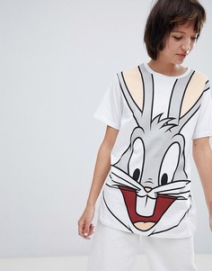 Футболка с принтом Багза Банни ASOS DESIGN - Белый