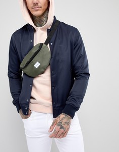 Сумка-кошелек на пояс оливкового цвета Spiral - Зеленый