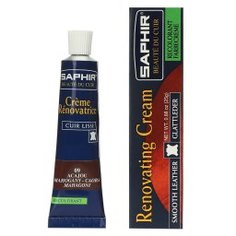 Крем для обуви SAPHIR CREME RENOVATRICE красно-коричневый