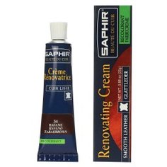 Крем для обуви SAPHIR CREME RENOVATRICE серовато-коричневый