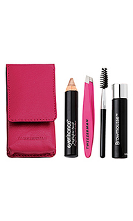 Комплект для бровей mini brow rescue kit - TWEEZERMAN