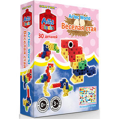 Конструктор Знаток "Artec  Bloks" Весёлая стая, 30 деталей