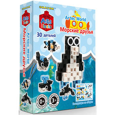 Конструктор Знаток "Artec Bloks" Морские друзья, 30 деталей