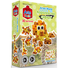 Конструктор Знаток "Artec  Bloks" Королевство сафари, 30 деталей