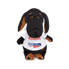 Мягкая игрушка Budi Basa Ваксон в футболке с принтом "Россия", 25 см