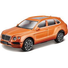 Коллекционная машинка Bburago "Bentley Bentayga Range" 1:43, оранжевая