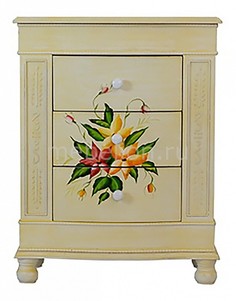 Комод Прованс 1 2610 белый с рисунком Петроторг