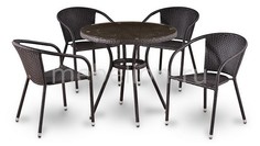 Набор уличный T283ANT/Y137B-W51 Brown 4Pcs Afina
