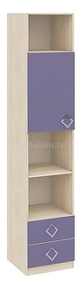 Стеллаж комбинированный Аватар СМ-201.12.001 каттхилт/лаванда Мебель Трия