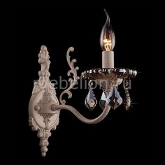 Бра 3281/1 белый с золотом/тонированный хрусталь Strotskis Eurosvet