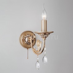 Бра 10079/1 золото/прозрачный хрусталь Strotskis Eurosvet