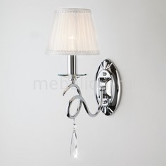 Бра 10082/1 хром/прозрачный хрусталь Strotskis Eurosvet