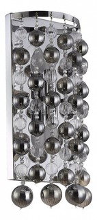 Накладной светильник MALLORCA AP2 CHROME/SMOKE Crystal Lux