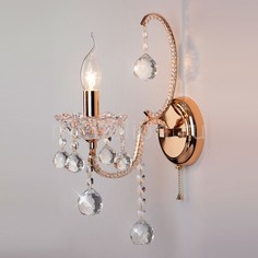 Бра 10044/1 золото/прозрачный хрусталь Strotskis Eurosvet