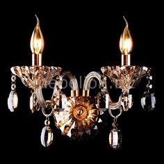 Бра 3162/2 золото/тонированный хрусталь Strotskis Eurosvet