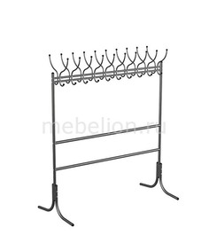 Вешалка гардеробная М-12 черный Мебелик