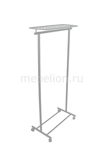 Вешалка гардеробная М-9 металлик Мебелик